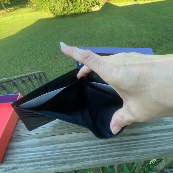 Stone Mountain US Flag genuine leather wallet brand new in box - Picture 11 of 12